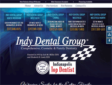 Tablet Screenshot of indydentalgroup.com